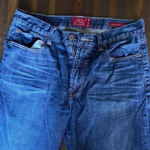 Lucky Brand Men's Dark Blue Relaxed Jeans